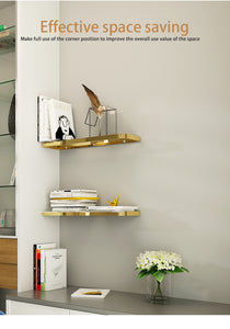 Stainless Steel Decorative Wall Decor Storage Shelves 3 Sets