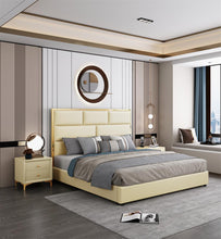 Lade das Bild in den Galerie-Viewer, Luxury Bedroom Furniture beds Upholstered Modern Wood Bed Room Set Furniture beds
