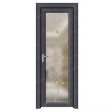 Cargar imagen en el visor de la galería, 12mm Security double tempered aluminum frame glass double swing door
