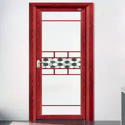 Customized Aluminium swing glass doors for classic bathroom swing washroom door