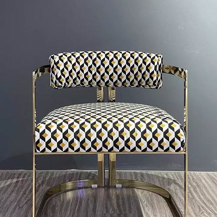 Luxury Design Restaurant Modern Stainless Steel Chair Accent Velvet Dining Chairs for Home Hotel Dining Room