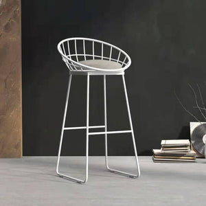 Stainless Steel Metal Leg High Luxury Bar Furniture Chair Bar Counter Stools