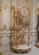 Charger l&#39;image dans la galerie, Luxury Crystal Clock Royal Standing Clock Antique Grandfather Clock
