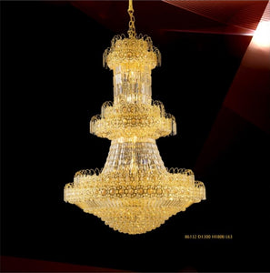 Magnificent Luxury Style Hotel Lobby Restaurant Decoration LED Crystal Chandelier