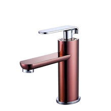 Load image into Gallery viewer, Bathroom 4 Colors Deck Mounted Single Handle Basin Faucet Rose Gold Black
