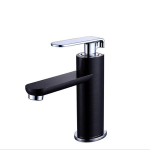 Bathroom 4 Colors Deck Mounted Single Handle Basin Faucet Rose Gold Black