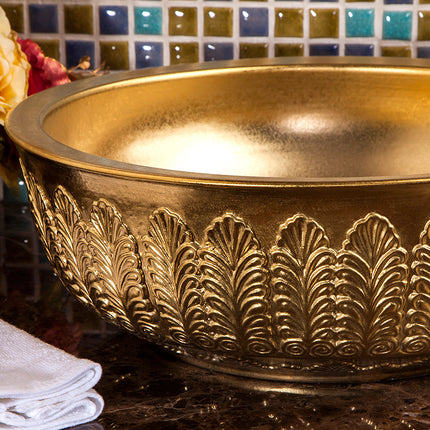 Handgefertigte Keramik-Waschtischplatte 