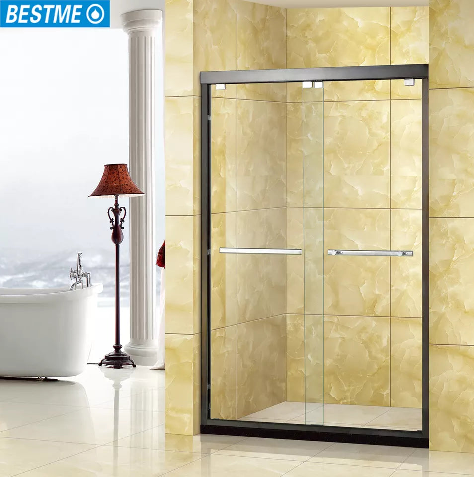 Aluminum Alloy Small Bathroom Sliding Shower Door – La Moderno