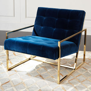 Living room sofa modern arm slipper chairs Arm-chair loveseatn sofa golden base velvet sofa set