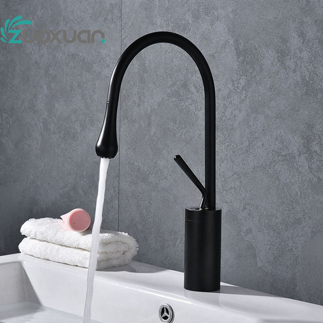 High Quality Faucet Mixer Tap Single Handle Lavatory Bathroom Sink Faucet