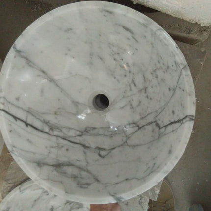 Bianco Carrara Stone Wash Basin carrara marble sink