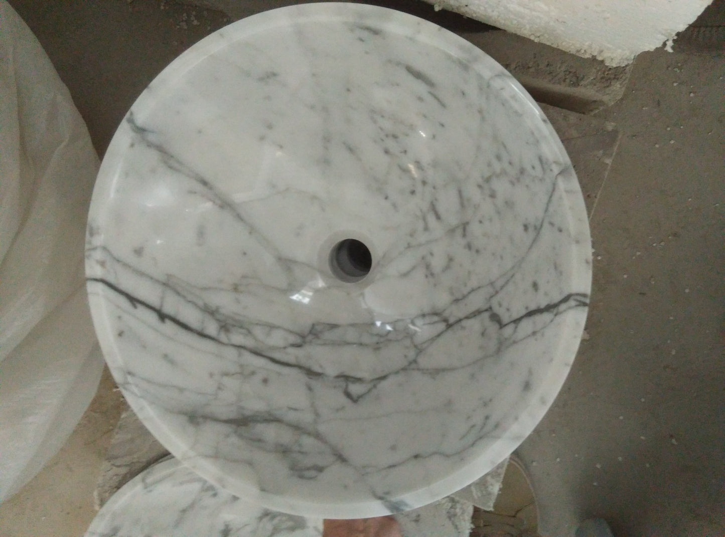 Bianco Carrara Stone Wash Basin carrara marble sink