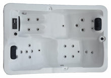 Load image into Gallery viewer, Bathroom Accessories  2 adults&amp;1 children outdoor Bathtub spa hot tub with Led lights
