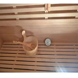 3 person outdoor traditional steam sauna room