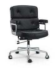 Charger l&#39;image dans la galerie, Contemporary Black Genieue Leather Executive chair Manager chair
