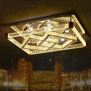 Rectangle Fashion crystal home lighting ceiling lamp