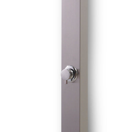 Douche extérieure cascade avec panneau en acier inoxydable brossé 304 pour piscine de jardin de plage