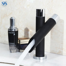 Cargar imagen en el visor de la galería, Nordic style Innovative Black simple Bathroom Basin Faucet Cold and Hot
