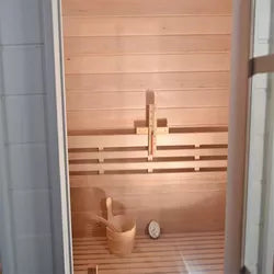 3 person outdoor traditional steam sauna room