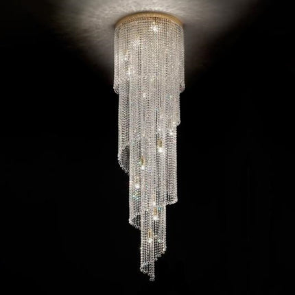 Long drop chandelier for staircase

High ceiling staircase chandelier

Spiral staircase chandelier

Contemporary staircase chandelier

Large staircase chandelier