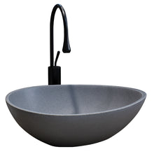 Charger l&#39;image dans la galerie, European style counter top sink concrete sandstone terrazzo material bathroom hand wash basin sink
