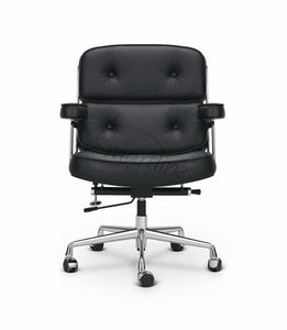Contemporary Black Genieue Leather Executive chair Manager chair