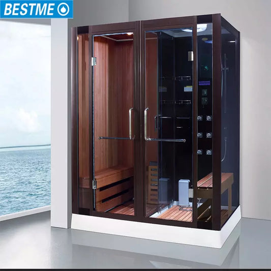 Aluminium Alloy steam shower room/shower cabin square indoor sauna room