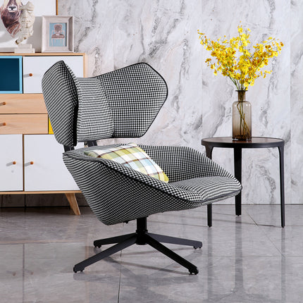 Fauteuil pivotant de loisirs pour salon et hôtel, canapé doré