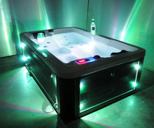 Load image into Gallery viewer, Bathroom Accessories  2 adults&amp;1 children outdoor Bathtub spa hot tub with Led lights
