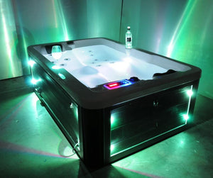 Bathroom Accessories  2 adults&1 children outdoor Bathtub spa hot tub with Led lights