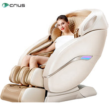 Cargar imagen en el visor de la galería, Japanese 3D Luxury Electric 4d zero gravity Full Body Shiatsu Recliner massage chair Customs Data
