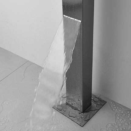 Douche de piscine extérieure en acier inoxydable Watermark