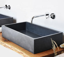 Load image into Gallery viewer, Concrete wash basin sink
