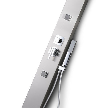 Panneau de douche extérieure en acier inoxydable, support de douche extérieure pour piscine