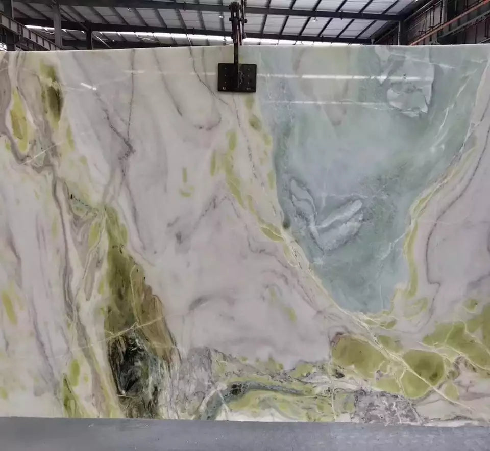 Exotic Green Marble Beauty Green Field Indoor Wall Decoration,Countertop