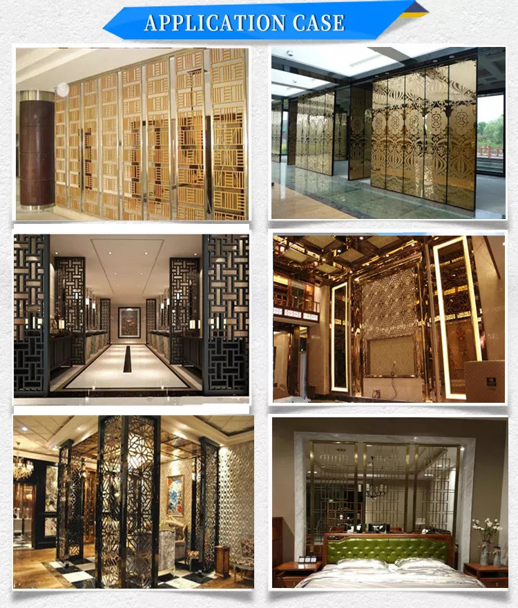 Luxury Furniture Interior Brass Door KTV Soundproof Door With Decorate