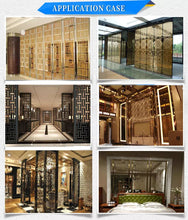 Load image into Gallery viewer, Luxury Furniture Interior Brass Door KTV Soundproof Door With Decorate
