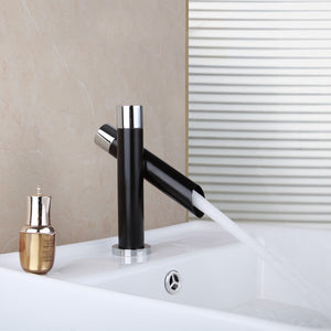 Nordic style Innovative Black simple Bathroom Basin Faucet Cold and Hot