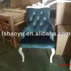 Cargar imagen en el visor de la galería, high fasion wooden hotel furniture,sapphire fabric chair,hotel chair
