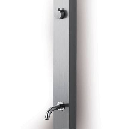 Panneau de douche extérieur pour piscine Watermark Beach #304 en acier inoxydable