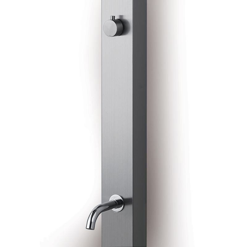 Outdoor Pool Shower Pool Panel Watermark Beach #304 Stainless Steel Outdoor Shower Panel