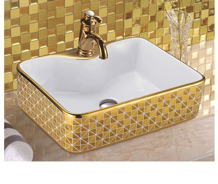 Sanitary ware bathroom ceramic accessories luxury  wash basin