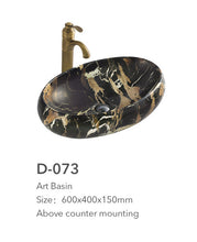 Load image into Gallery viewer, new ceramic bathroom wash basin designs for you ceramic sink granite vanity tops
