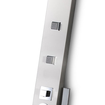 Panneau de douche extérieure en acier inoxydable, support de douche extérieure pour piscine