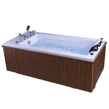 Load image into Gallery viewer, Commercial hot headrest one person freestanding relax acrylic bathtub
