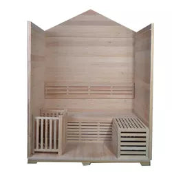 3 person outdoor traditional steam sauna room