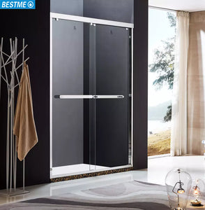 frame tempered glass shower screen sliding door shower room