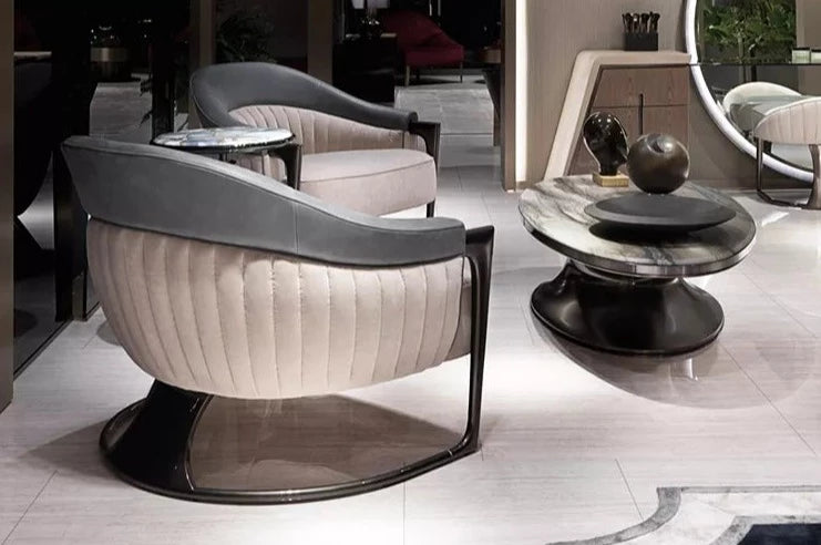 modern metal leisure accent chair leather living room modern leisure single sofa chair nordic sedie living room chairs