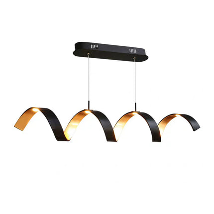 Modern Nordic design aluminum black led pendant light
