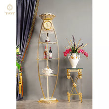 Load image into Gallery viewer, Antique Luxury Gold Classic Standing Floor Clocks For Home Decor
